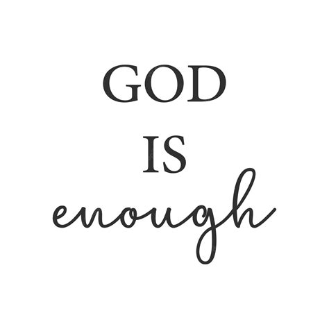 God Is Enough Reader