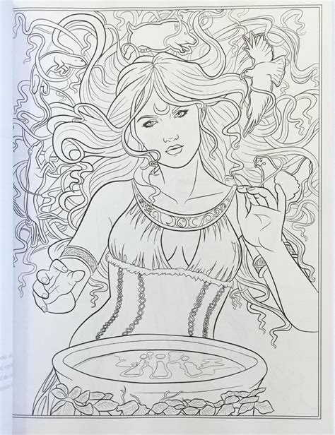 Goddess and Mythology Coloring Book Fantasy Coloring by Selina Volume 9 Epub