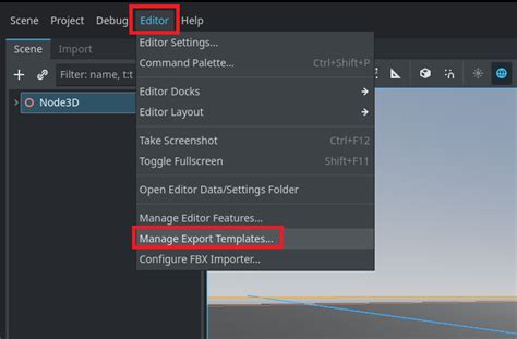 Godot Export Templates