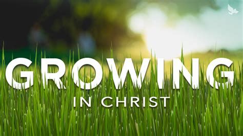 Going On with Christ Growing in Christ Doc