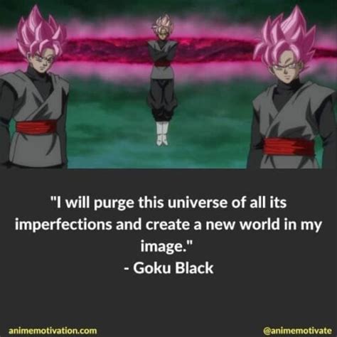 Goku Black - Quotes That Will Make You Tremble