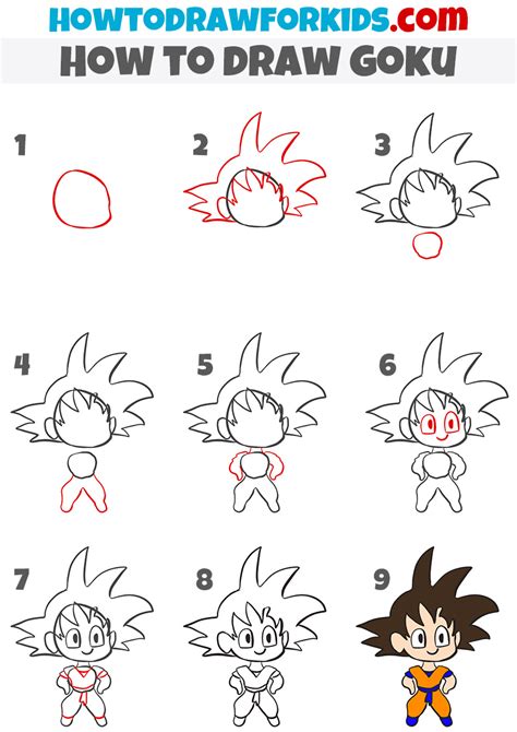 Goku How to Draw