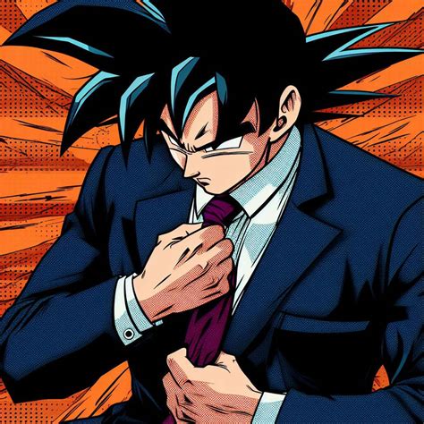 Goku in Suit: Transforming the Iconic Warrior into a Corporate Icon