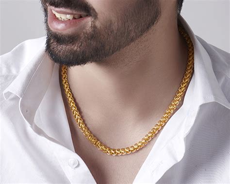 Gold Chain Design Catalogue Man
