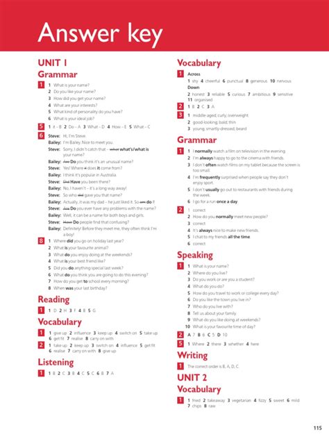 Gold First Coursebook Answers Key Pearson Reader