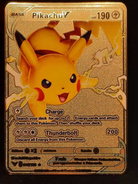 Gold Pikachu Pokémon Cards: A Collector's Dream