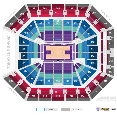 Golden 1 Center Sacramento Seating Chart