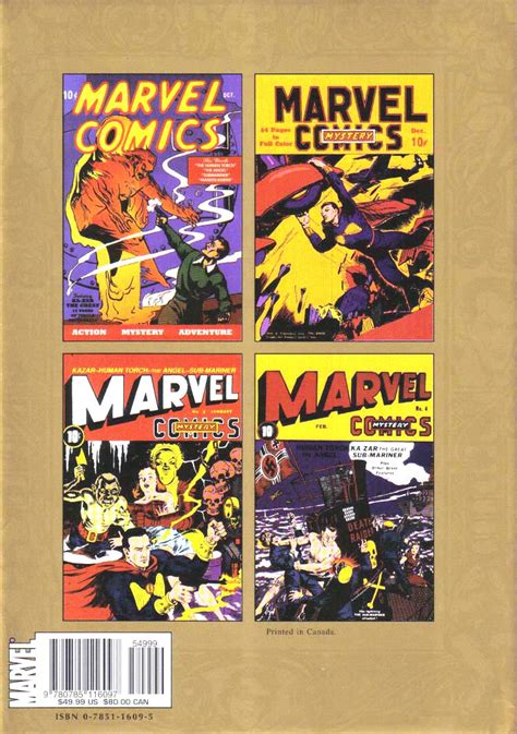 Golden Age Marvel Comics Masterworks Vol 1 Marvel Mystery Comics 1939-1949 Epub