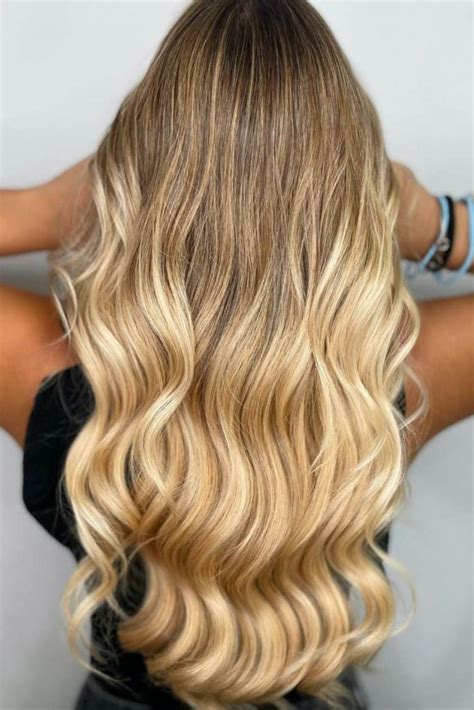 Golden Blonde Ombre: