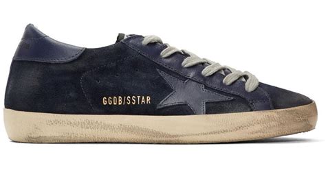 Golden Goose Sneakers in Navy Blue: A Timeless and Versatile Footwear Masterpiece