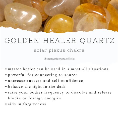 Golden Healer Meaning: A Comprehensive Guide to Its Energetic Properties and Healing Powers