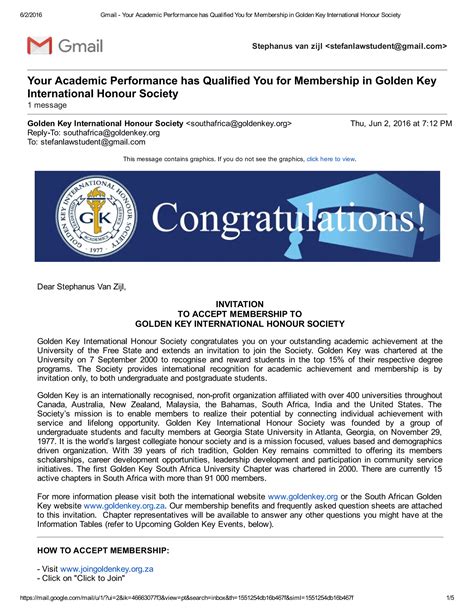Golden Key Honor Society: Membership Statistics