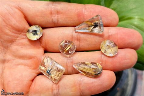 Golden Rutile Quartz: