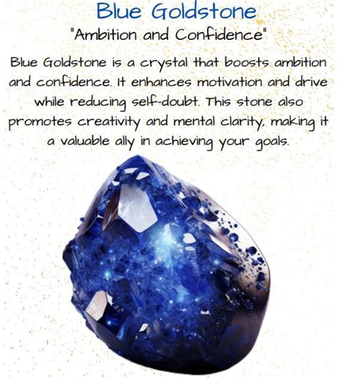 Goldstone Blue Crystal: A Shimmering Star of Spirituality and Creativity