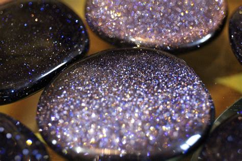 Goldstone Blue Crystal: A Starry Night in Your Hands