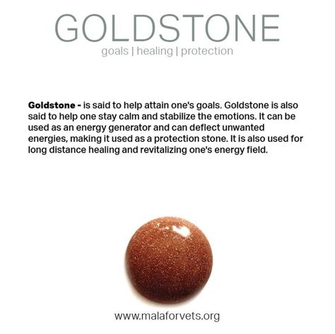 Goldstone Meaning: A Gemstone of Optimism and Confidence