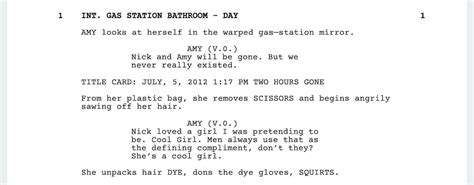 Gone Girl Script Pdf Doc