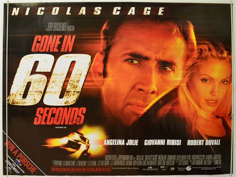 Gone in 60 Seconds Poster: Uncovering the Secrets of High-Octane Cinema