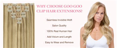 Goo Goo Hair Extensions: Transform Your Look with 100% Human Hair