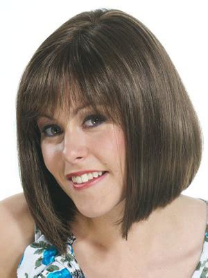 Good Brown Straight Chin Length Wigs For Cancer