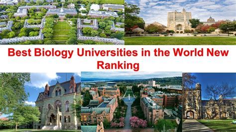 Good Colleges for Biology: A Comprehensive Guide