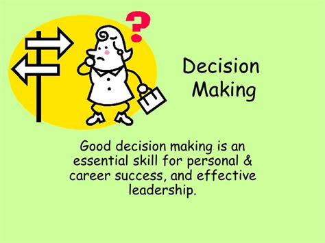 Good Decision Making for Success in College: Essential Components