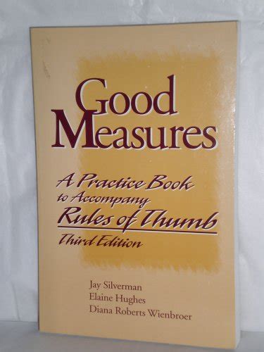 Good Measures: A Workbook for Use With Rules of Thumb Ebook Kindle Editon