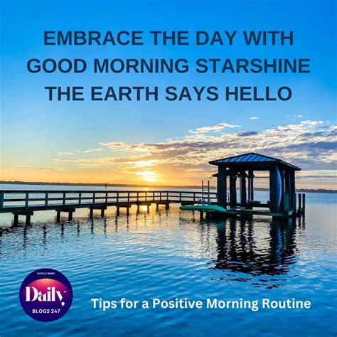 Good Morning, Starshine: The Earth's Warm Embrace