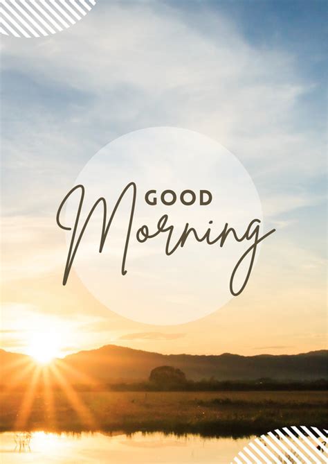 Good Morning Templates