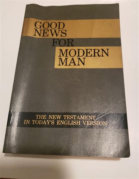 Good News for Modern Man: Todays English Version of the New Testament Ebook PDF