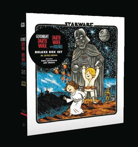 Goodnight Darth Vader Darth Vader and Friends Deluxe Box Set includes two art prints Star Wars Doc