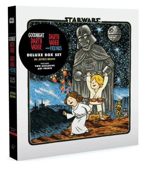 Goodnight Darth Vader Darth Vader and Friends Deluxe Box Set includes two art prints Star Wars Doc