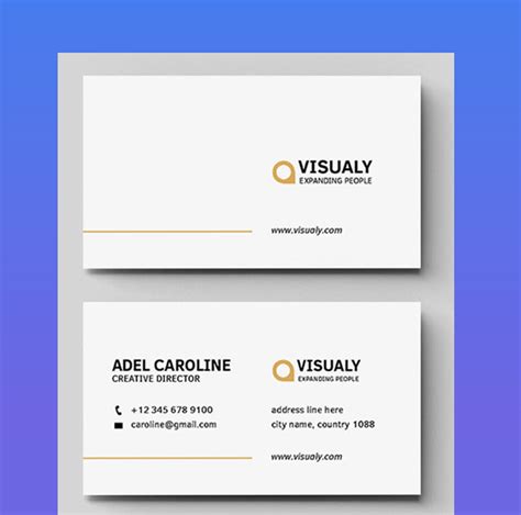 Google Business Card Templates