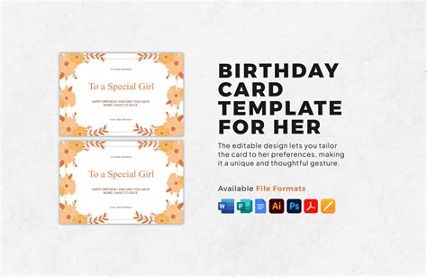 Google Doc Birthday Card Template