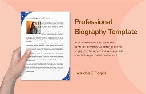 Google Docs Biography Template
