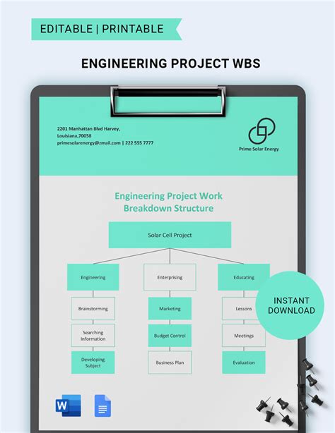 Google Docs Engineering Project Template