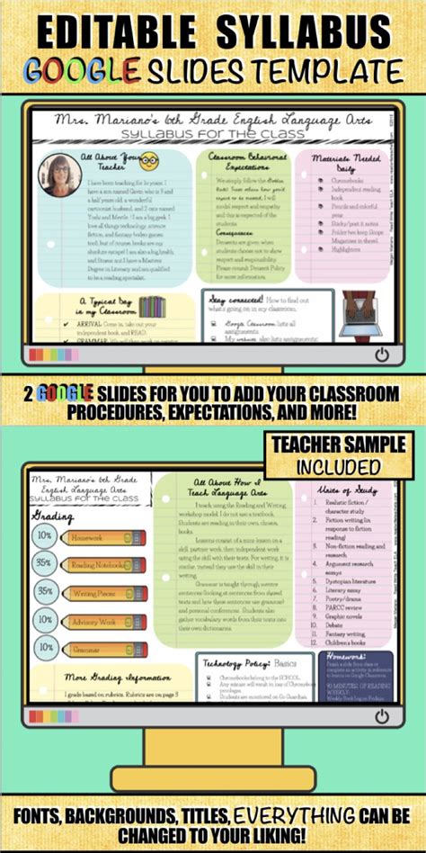Google Docs Syllabus Template