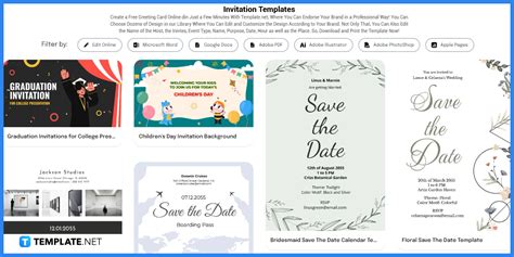 Google Invitation Templates