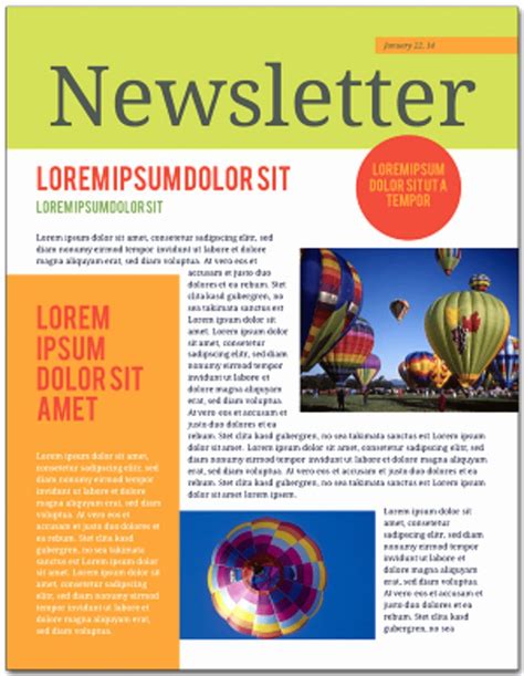 Google Newsletter Template