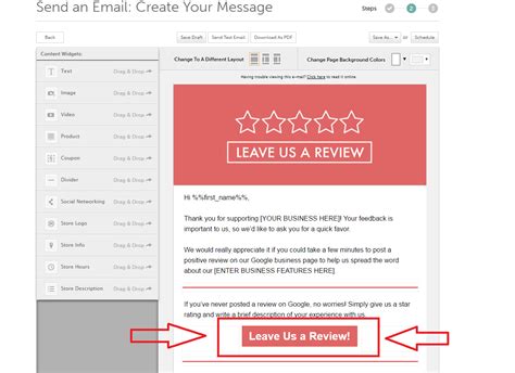 Google Review Email Template