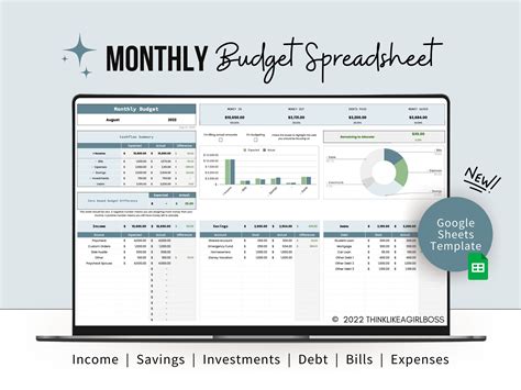Google Sheets Budget Template Tutorial