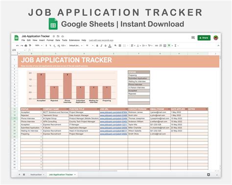 Google Sheets Job Search Template