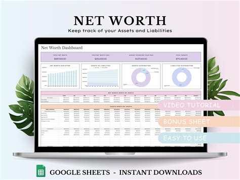 Google Sheets Net Worth Template Reddit