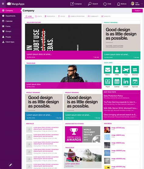 Google Sites Intranet Templates