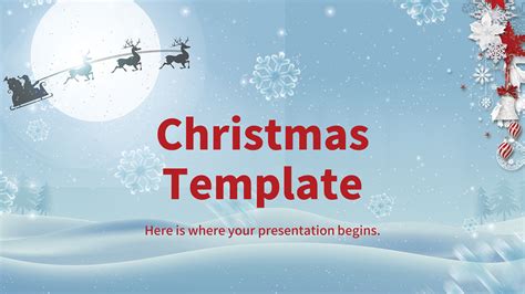Google Slides Christmas Template