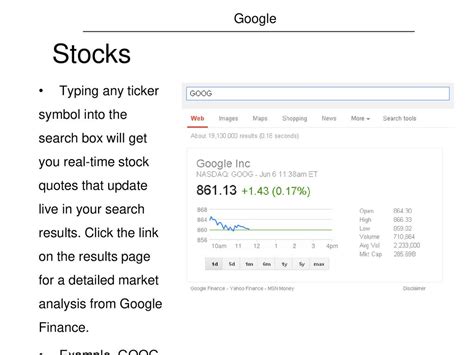 Google Stock Quotes: A Detailed Analysis