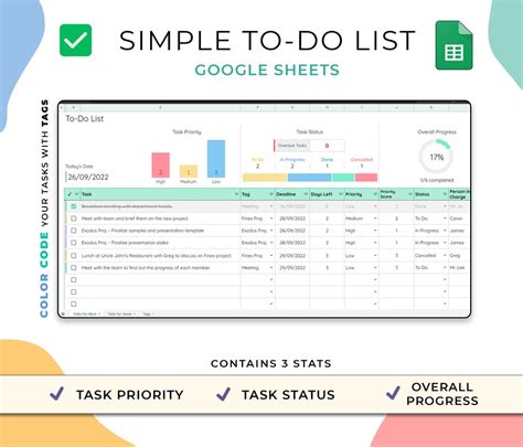 Google To Do List Template
