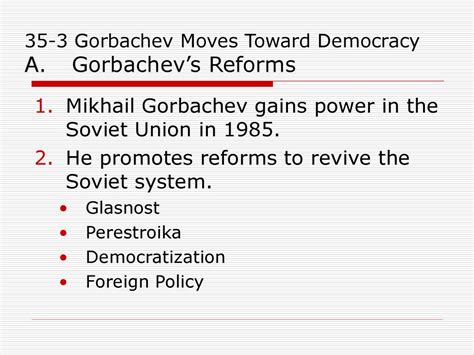 Gorbachev Moves Toward Democracy Guided Answers Doc