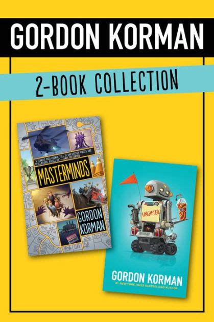 Gordon Korman 2-Book Collection Masterminds and Ungifted