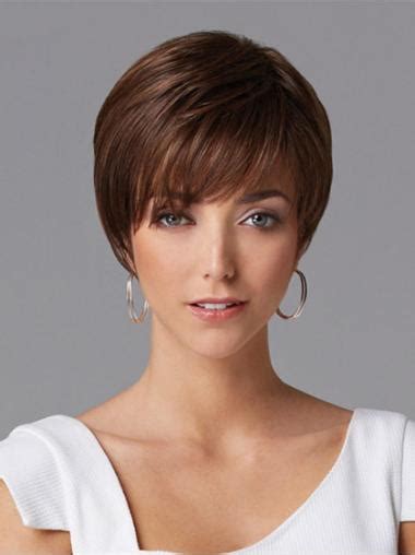 Gorgeous Auburn Straight Cropped Human Hair Wigs 2025